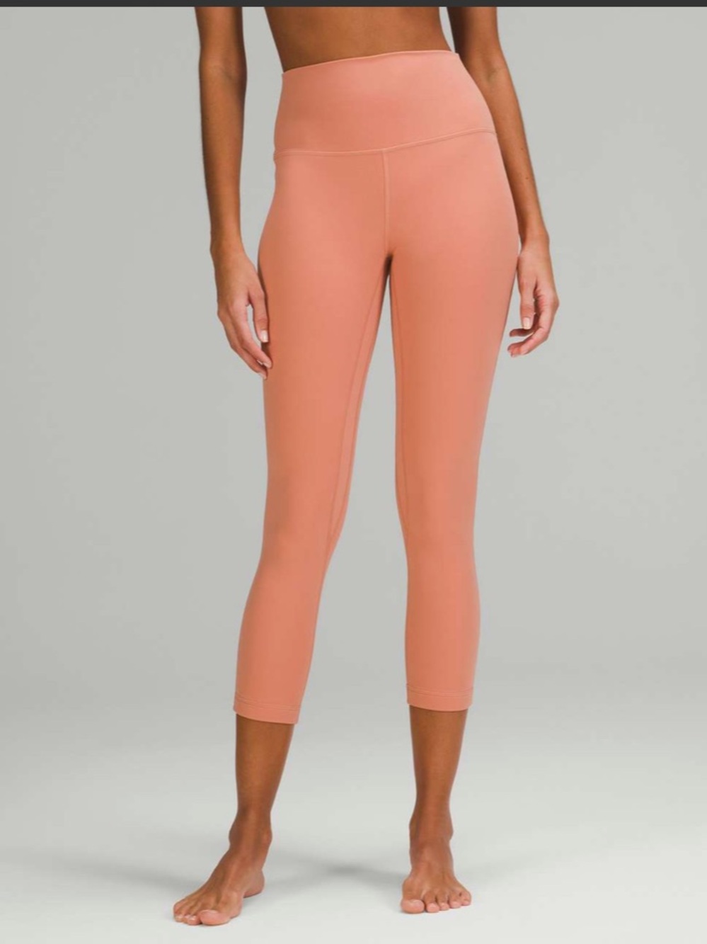 Lululemon Align Leggings 23” in Pink Savannah Size 4 Small Yoga